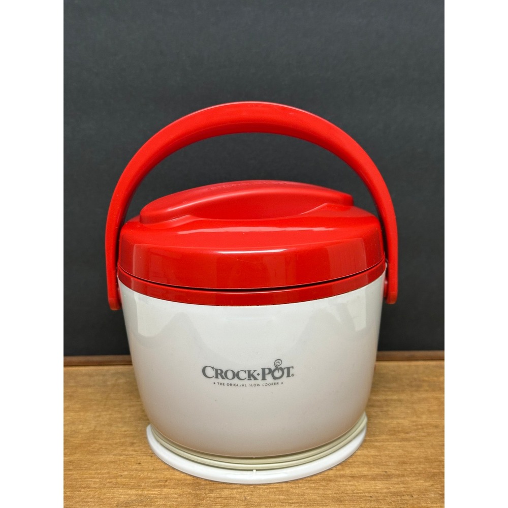 Crock-Pot Lunch Crock Food Warmer SCCPLC200-R Red White 20oz Portable Electric